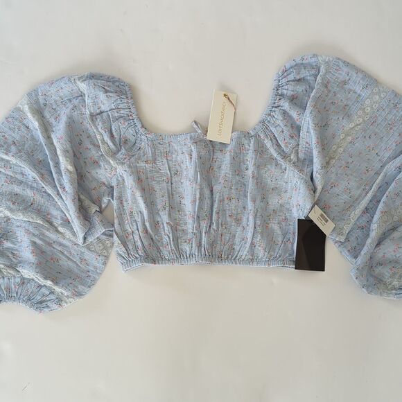 New! LoveShackFancy Cropped Top - Picture 5 of 7